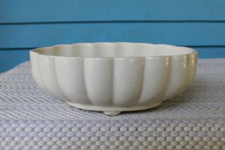 oval shaped usa marked white planter dish 
