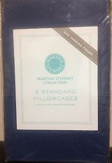 Martha Stewart Collection Bedding, Pair of 400 Thread Count Standard 