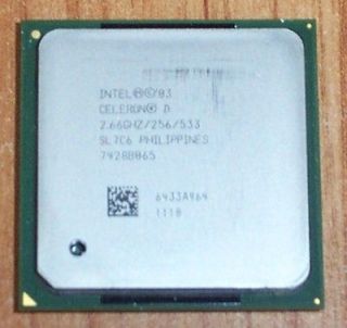 CPU Intel Celeron D 330, 2.66 GHz, 256K Cache, 533 MHz FSB. PPGA478 