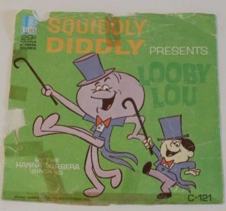   Diddly Hanna Barbera LP Record Vinyl 1966 Childrens Songs Looby Lou
