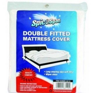 Vinyl Matress Fitted Protector Cover Sheet Soft Plastic