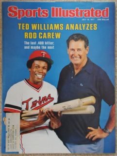sports illustrated ted williams rod carew july 18 1977 time
