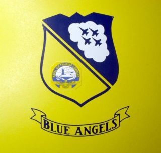 us navy blue angels flight helmet decal set for hgu
