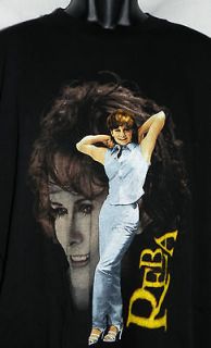 REBA MCENTIRE REBA THE TOUR 1997 BY TENNESSEE RIVER GOLD MENS TEE 