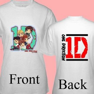 New One Direction 1D CD Album Music Tour 2012 T Shirt S M L XL 2XL 