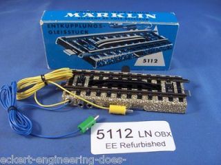 EE 5112 LN Marklin HO Uncoupler Track for M Track Refurbished 
