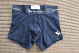 Abercrombie & Fitch Men Navy blue Meacham Lake underwear Boxer Brief