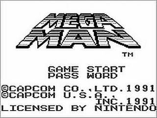Mega Man Dr. Wilys Revenge Nintendo Game Boy, 1991