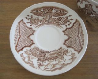 Staffordshire Alfred Meakin ~ Fair Winds ~ SAUCER ~ Chinese Export To 