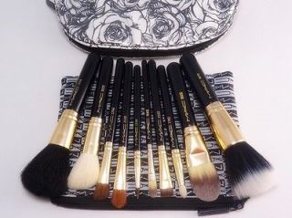 mac limited edition 10 makeup brush set factory brand new