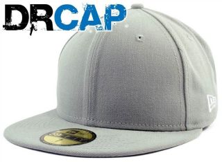 new era cap original basic blank baseball cap grey 59fifty