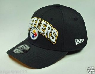 NEW ERA Hat Pittsburgh Steelers Draft Cap FG Stretch Flex Men 3930 