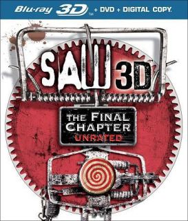 Saw The Final Chapter (Blu ray/DVD, 2011, 2 Disc Set, 3D)