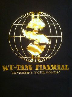 RARE Wu Wear Financial T Shirt by Wu Tang Clan (Buy on UGHH)