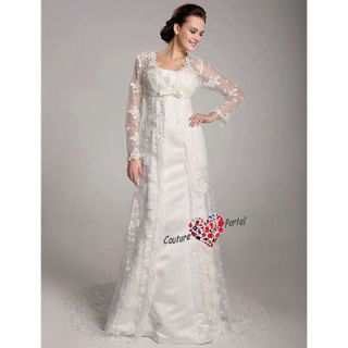 sheath column court train satin lace wedding dress more options