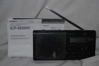 Sony Weather Radios 4 Bands  TV, Weather, AM, FM   Plays Great 