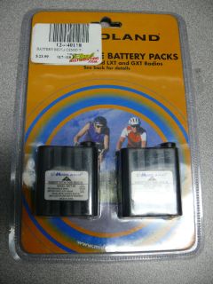 Rechargeable Battery Packs for Midland LXT and GTX Radios (AVP7)