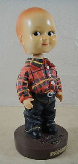Buddy Lee Dungarees Bobble Head Doll Figurine Toy Bobblehead