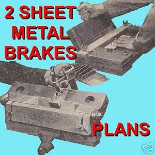 sheet small metal brakes 4 the workshop plans from