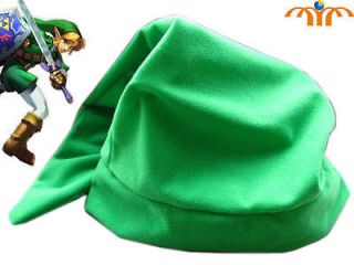 anime the legend of zelda link green hat cap cosplay