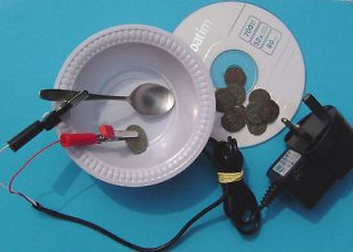 Electrolysis Coin Cleaning Kit   Low Cost Plus tutorial CD !! IMPROVED 