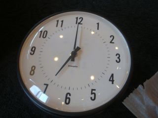 simplex wall clock 6310 9075 school office doctors time left
