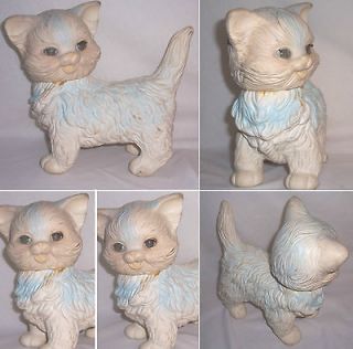 Vintage Edward Mobley Cat Kitten Toy 1960, Squeakable, Movable eyes