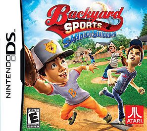 Backyard Sports Sandlot Sluggers (Nintendo DS) Lite Dsi xl 3ds