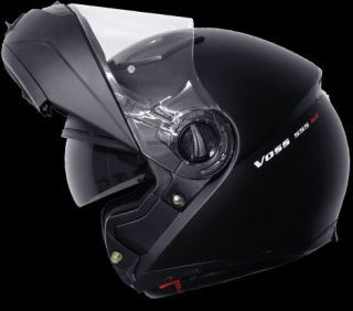 voss 555 g2 modular motorcycle helmet in mat black size