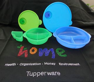 newly listed tupperware crystalwave lunch set 5pc new time left