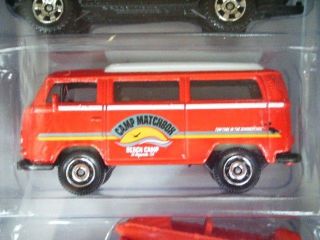 Matchbox 2012 VW CAMPER T2 1970 red loose from 5 pack OUTDOOR SIGHTS 