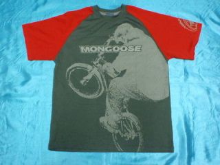 Mongoose BMX Original Old School Vintage Discontinue T shirt   RARE