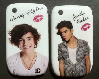 One Direction 1D Justin Bieber Harry Styles Blackberry Curve 8520/8530 