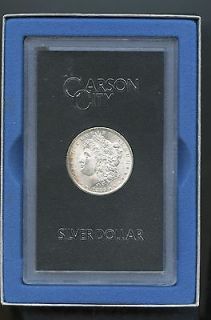 1883 CC US Morgan SILVER $1 Dollar   Carson City Mint In Box