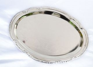 tray Stainless steel for Shabbat Jewish Candle Holder/Candles​ticks 