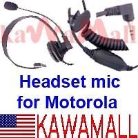   Boom Mic Microphone for Motorola 53725 Talkabout One PIN Radios