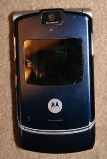   V3a Motorola Fair Used Blue Alltel Wireless V3 Page Plus Bluetooth