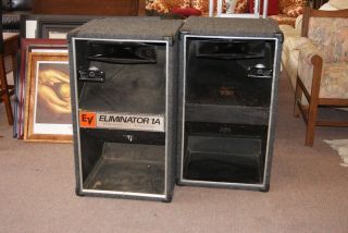   Electro Voice (EV) Eliminator 1A Cabinet PA Speakers   Collectible