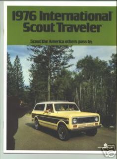 1976 ih scout traveler sales catalog  12