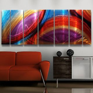 Modern Abstract Metal Wall Art Decor Painting Scupture Accumbent By 