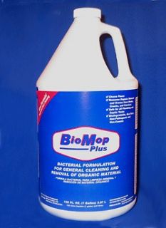 BioMop Plus Floor and Drain Cleaner 4 gallons case bio mop