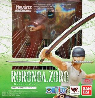  Zero   Roronoa Zoro Battle Ver. One Piece Action Figure Bandai