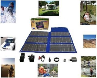   Foldable Solar Panel w/ 96W Battery Charger Emergency Camping Kit