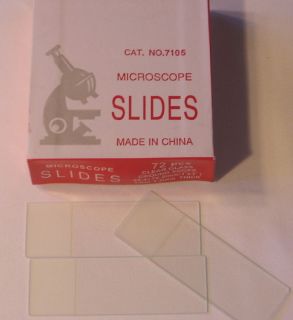blank microscope slides 50 pcs ground edges 1 x3 slide