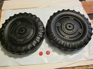 Newly listed nos pedal tractor rear tires wheels 10x2 3/4 set AMF