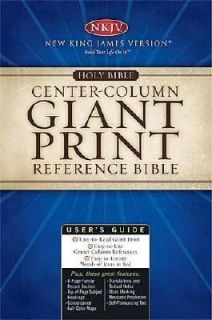 Nelson Classic Giant Print Center Column Reference Bible by Thomas 