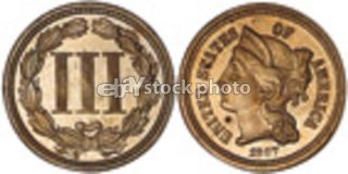 Nickel 3 Cents, 1867