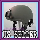 USMC US Marine Assault Milspec Replica Helmet GREEN w/NVG PVS 7 Goggle 