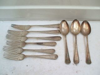 Mappin & Webb Collection Of Quality Silver Plated Spoons And Forks 7 