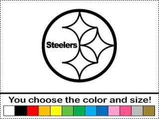 Steelers Football Sticker Vinyl Decal Car Wall Laptop Door Pittsburgh 